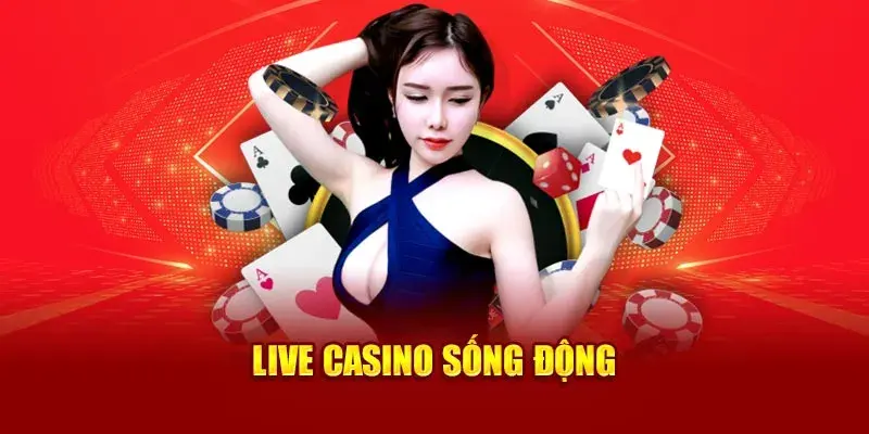 Live casino sống động